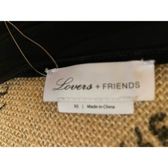 LOVERS + FRIENDS Black One Shoulder Ruched Bodycon Midi Dress XS - Picture 5 of 6